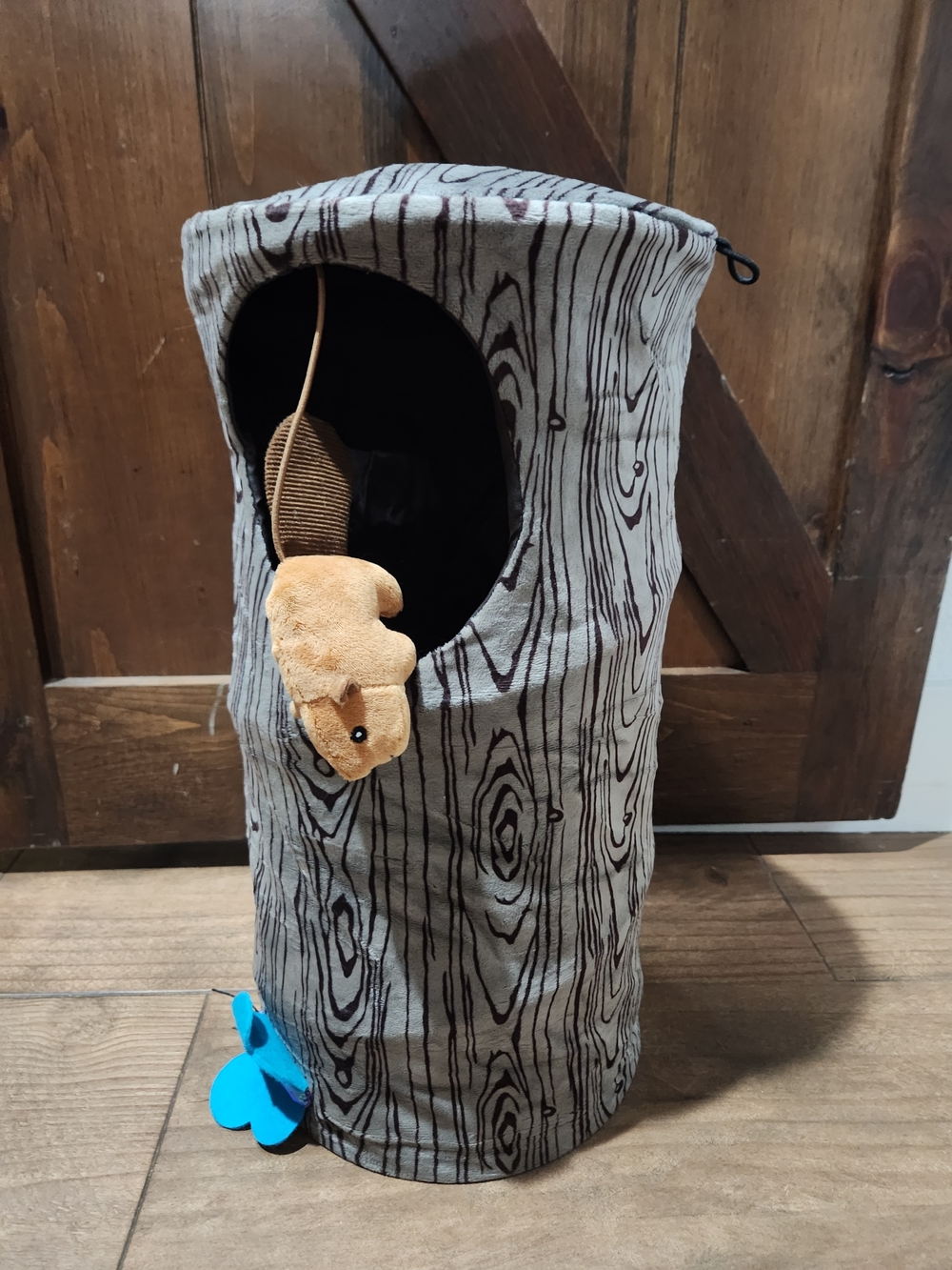 KONG Play Spaces Burrow Crinkle Tunnel Cat Nip Pounce & Play Cat Kitten Toy